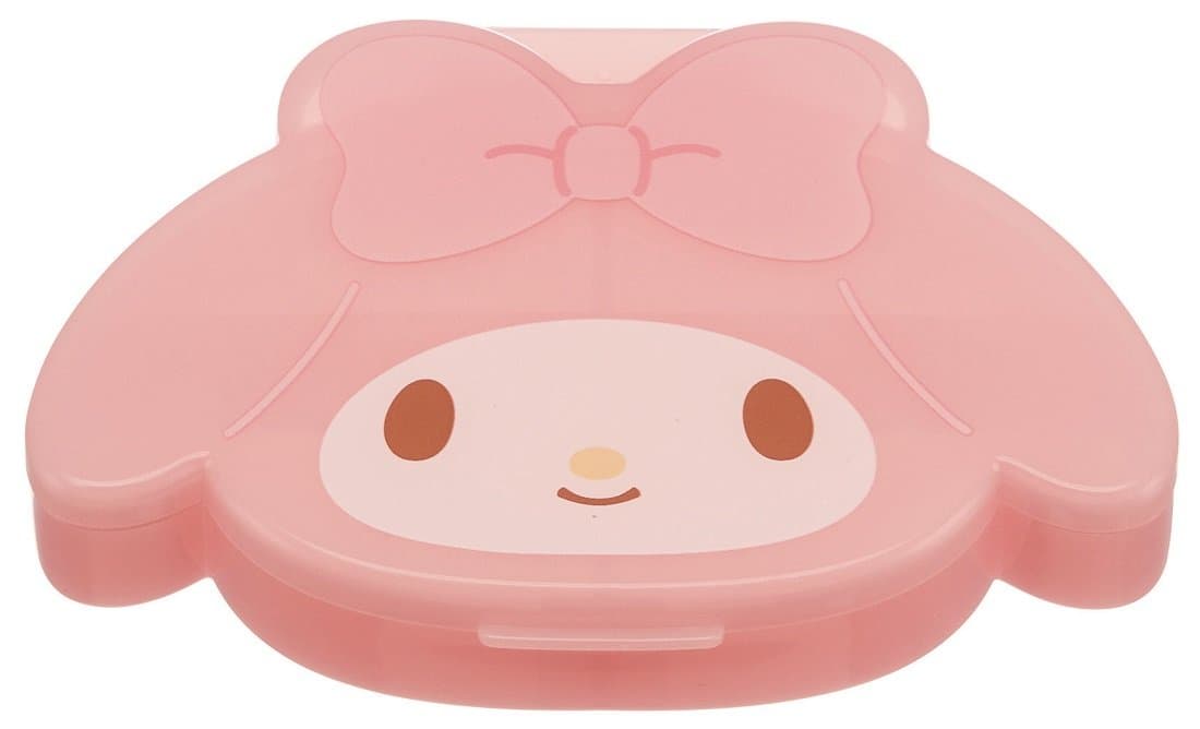 Sanrio My Melody Die Cut Pill Case Box Organizer Container Vitamin Storage