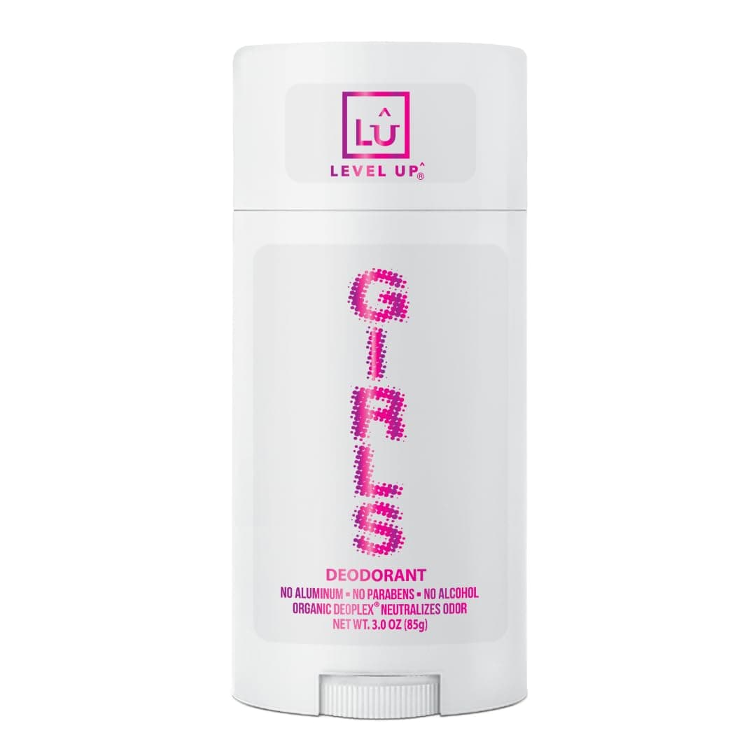 Girls Deodorant: Aluminum-Free, Alcohol-Free, Paraben-Free, 24 Hr Odor Protection, Clean Fresh Scent, Kids & Tweens, Made in the USA