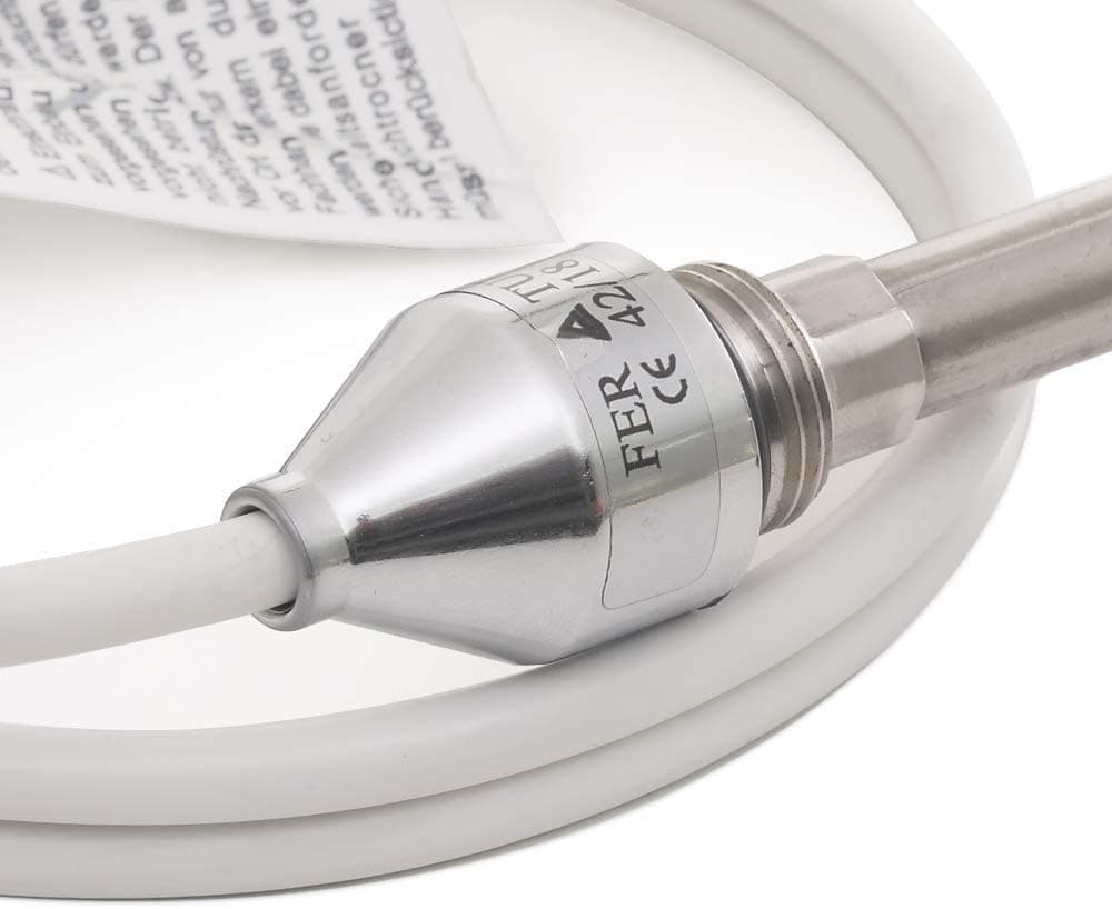 TOWEL RAIL ELECTRIC HEATING ELEMENT (150W / 250W / 300W / 400W / 600W) WATT FOR BATHROOM HEATED TOWEL RAILS AND RADIATORS WARMERS/CHROME CAP / 1.2M LONG CABLE (150 Watt)