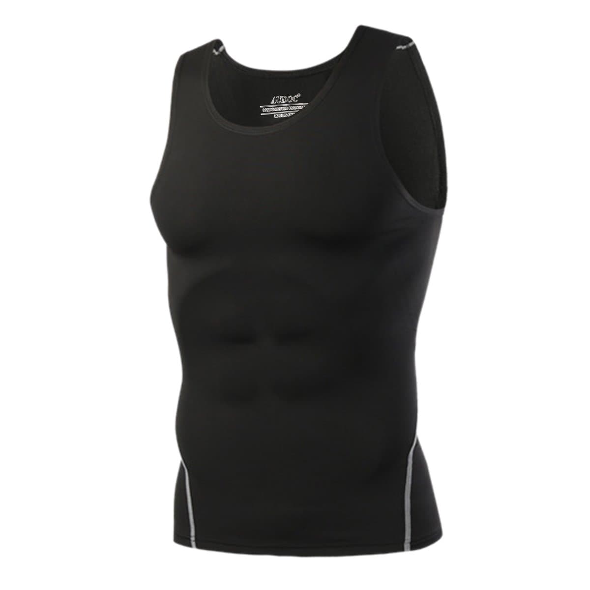 Eyark Men's Short Sleeve T-Shirt Cool Dry Athletic Compression Shirt Size M