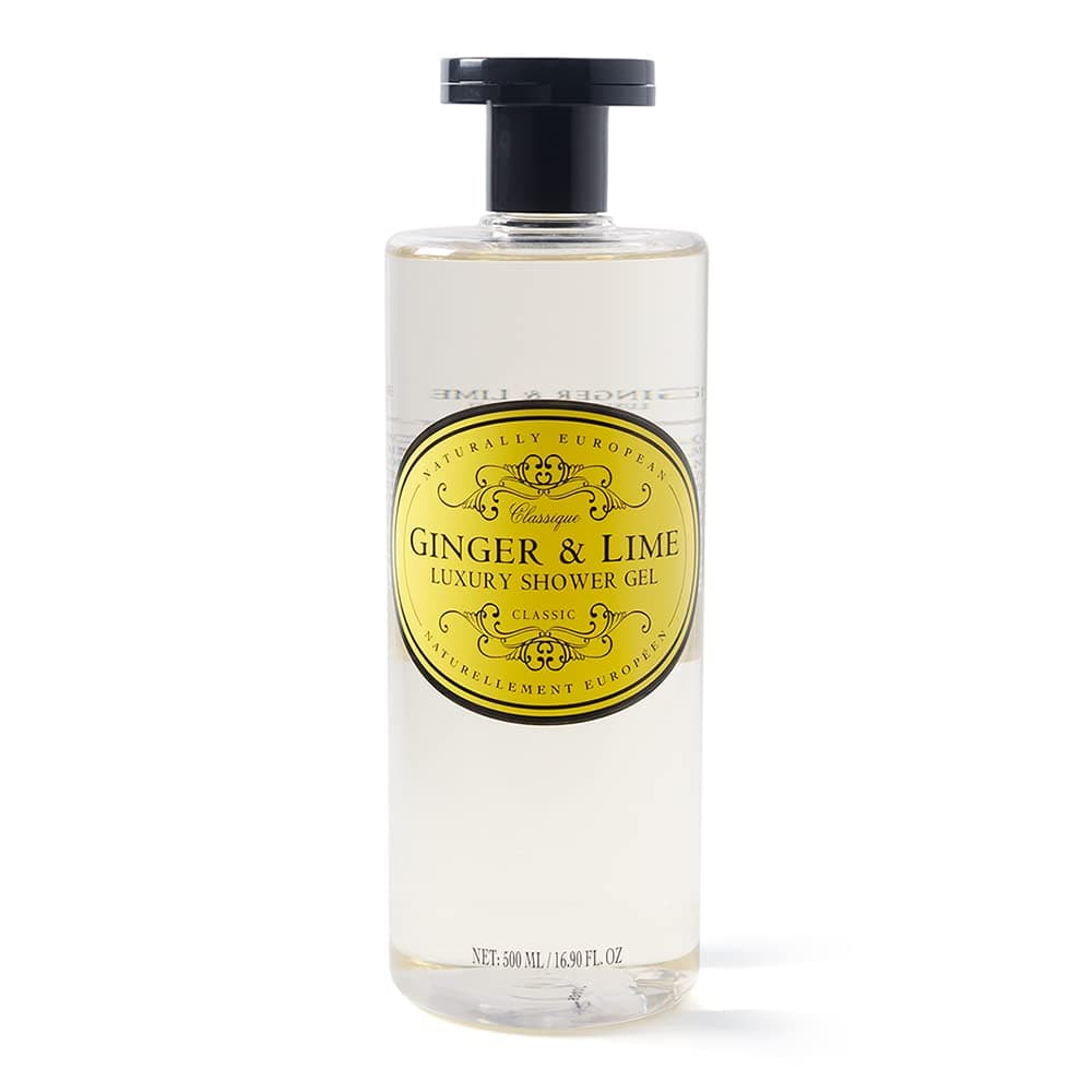 Naturally European Luxury Shower Gel Refreshing and Cleansing - Ginger & Lime 1 x 500ml