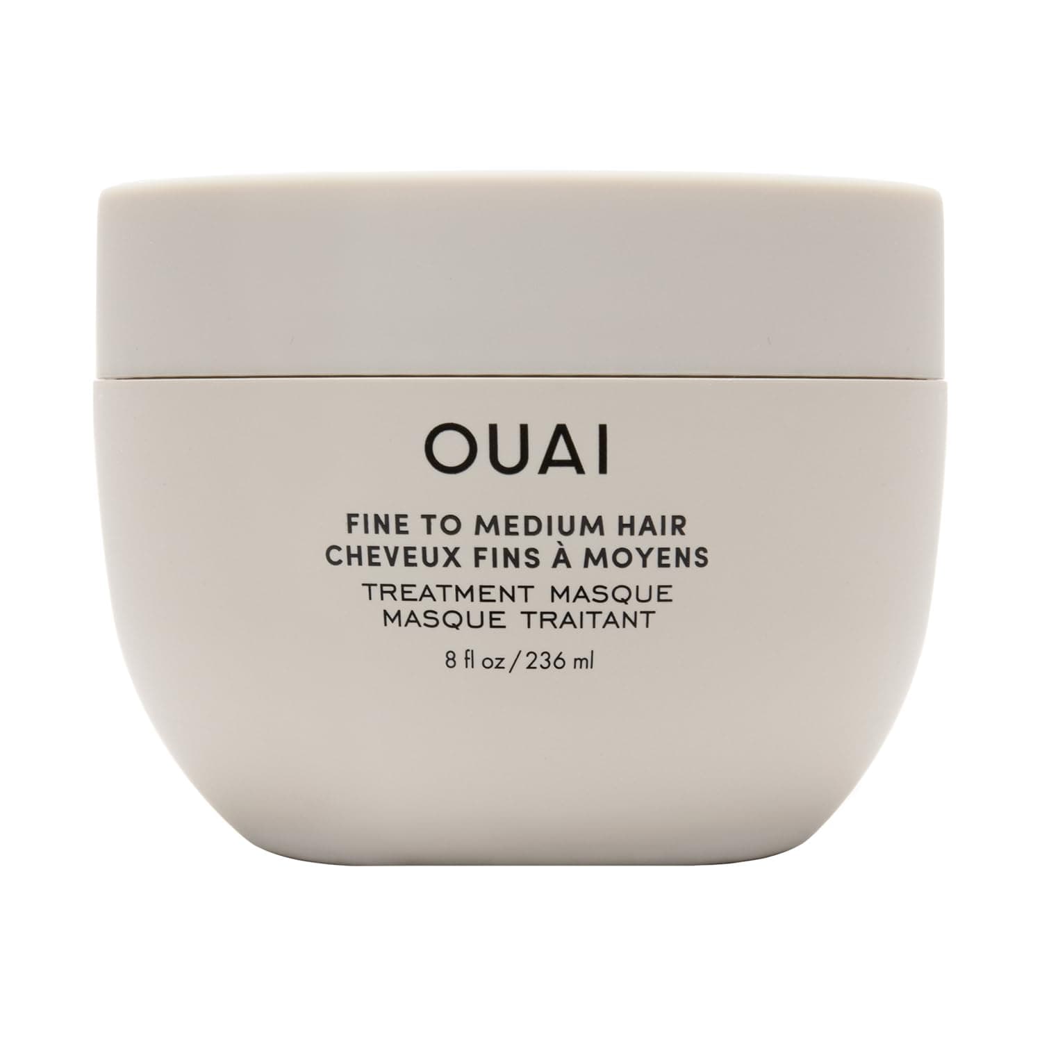 OUAI Fine to Medium Hair Treatment Masque - Hydrating Hair Mask to Help Repair Strands & Increase Shine - With Shea Butter, Keratin and Panthenol - Paraben, Phthalate & Sulfate Free (8 Fl Oz)