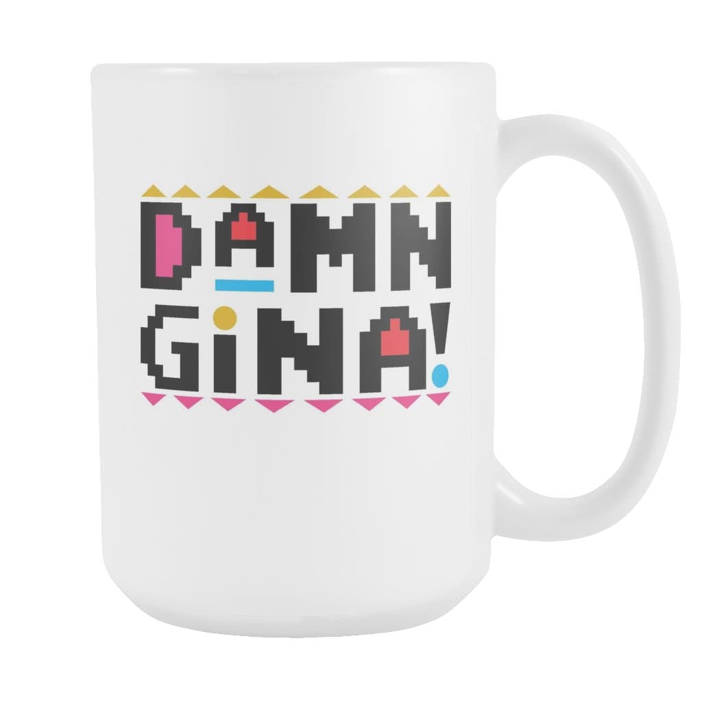Damn Gina! Coffee Mug, 15 Ounce