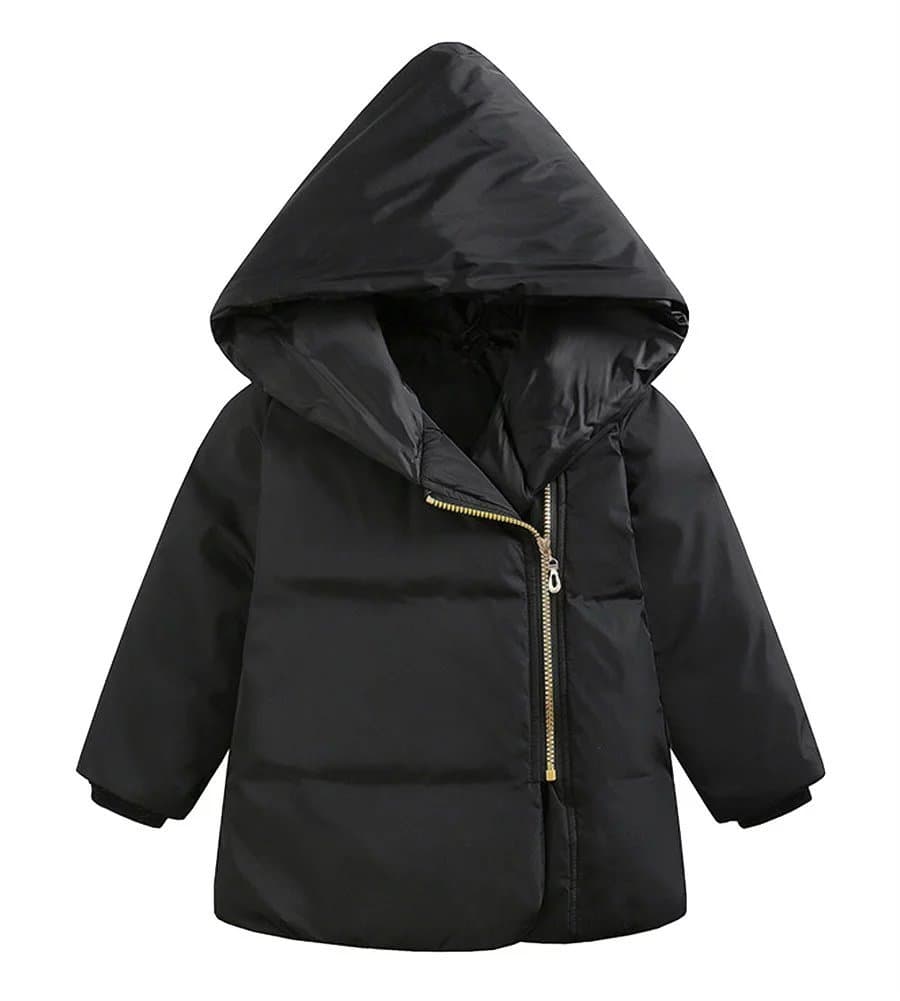 Wxian Unisex Children Thicken Hooded Warm Puffer Jacket Down Coat
