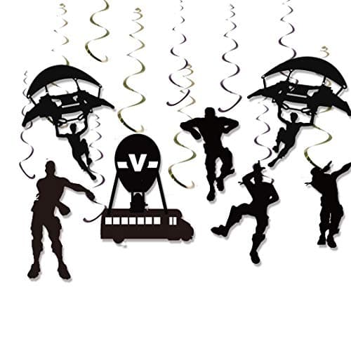 Floss Dance Hanging Swirls Birthday Party Supply Decorations