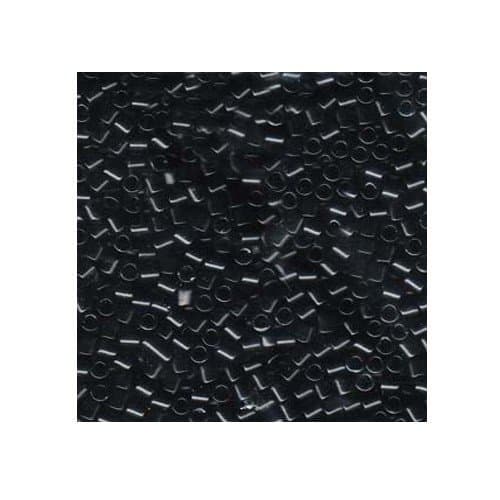Miyuki Delica Size 8 DBL010 Black Qty 5 Grams