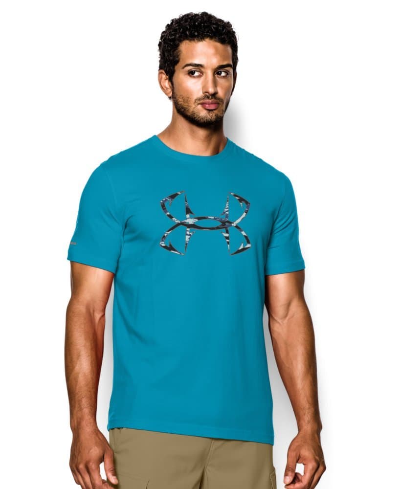 Under Armour Mens UA Hook Logo Tee Deceit/Elemental (El Tigre Camo) LG