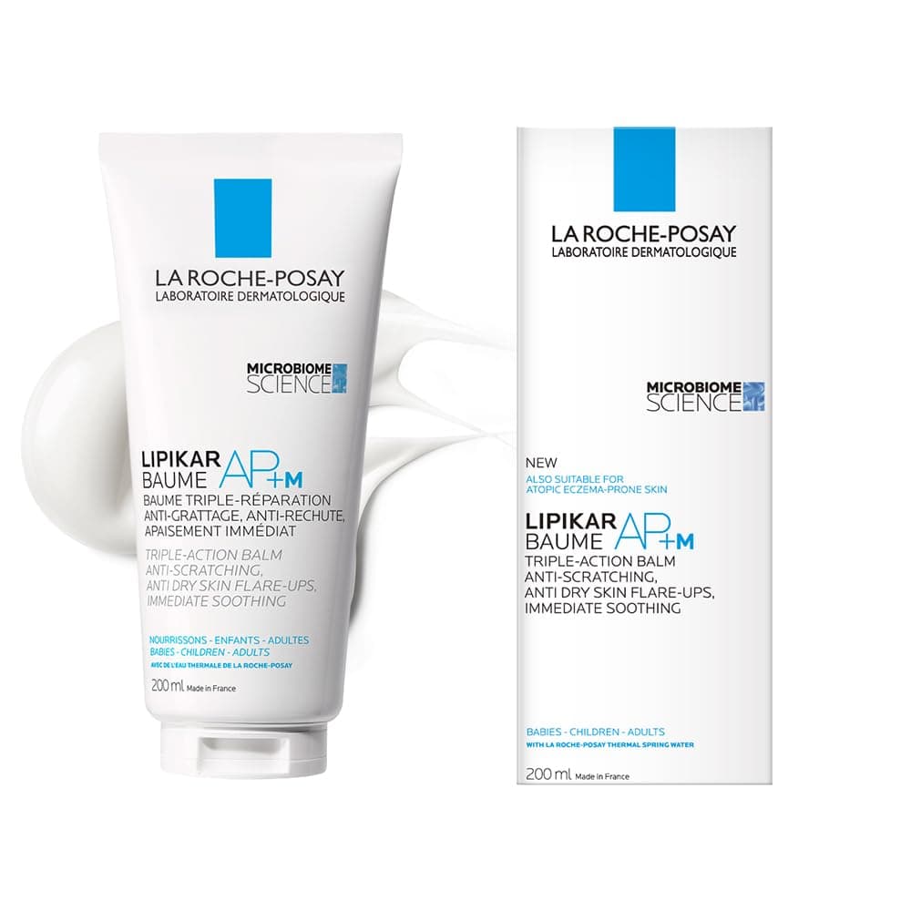 La Roche-Posay Lipica Face & Body Balm, AP+M, Shea Butter, Niacinamide, 7.1 oz (200 g) (x 1)