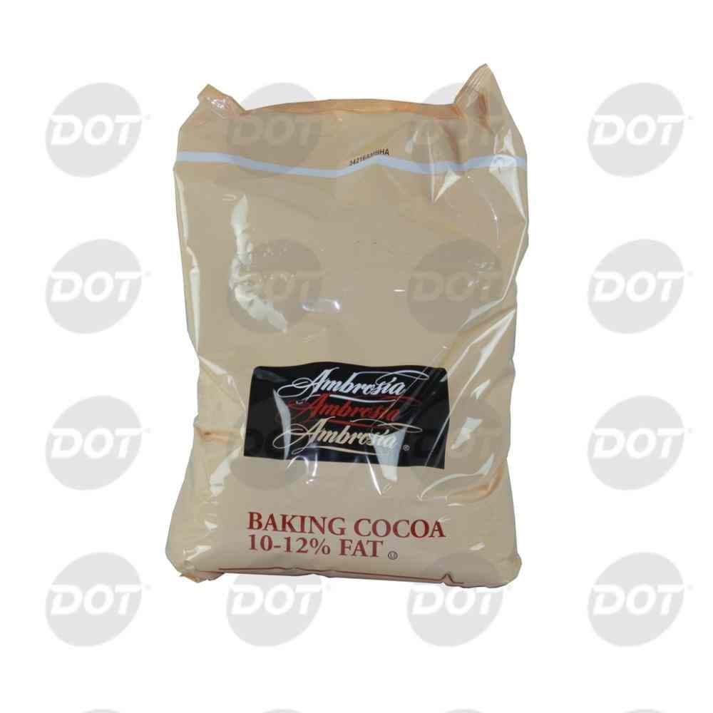 Ambrosia 10/12 Natural Low Fat Cocoa Powder, 5 Pound -- 6 per case.