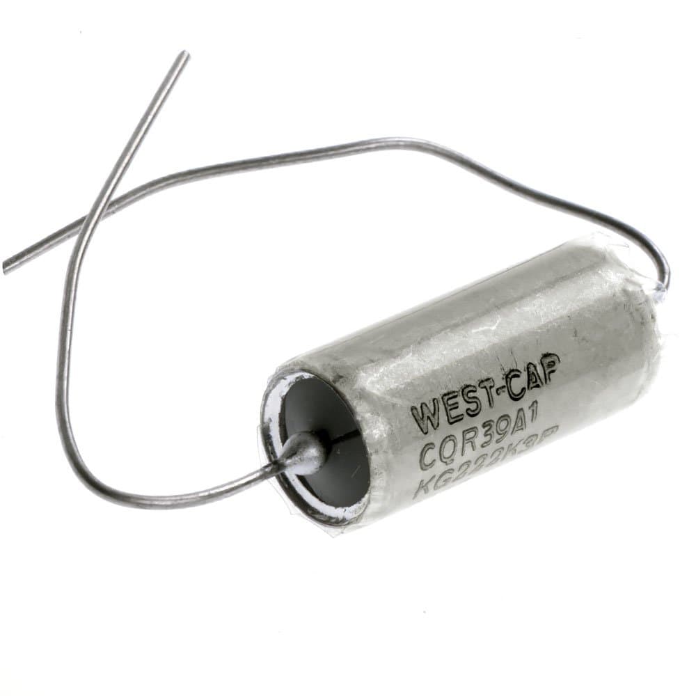 NOS West Cap Paper In Oil (PIO) capacitor - 0.0022uf (2.2nf) / 1000V ,DSA900-77-M-BV04