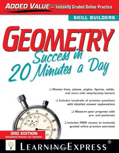Geometry Success in 20 Minutes a Day 3rd Edition