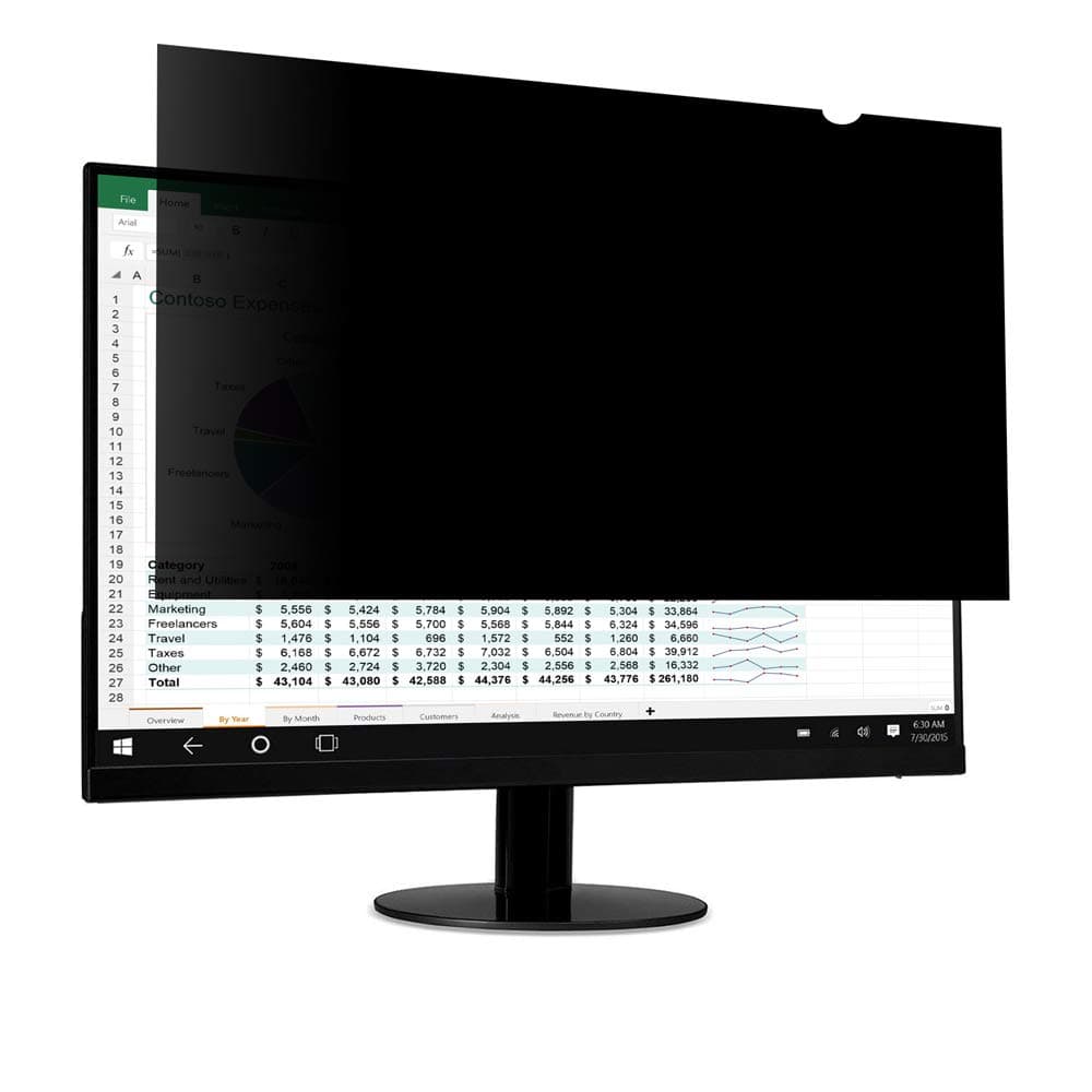 Ovimir 24 Inch (Diagonally Measured) Computer Privacy Screen Filter, [16:10 Aspect Ratio] for Widescreen Monitors Anti-Glare - Anti-Scratch Screen Protector - (WxH:519mmx325mm)