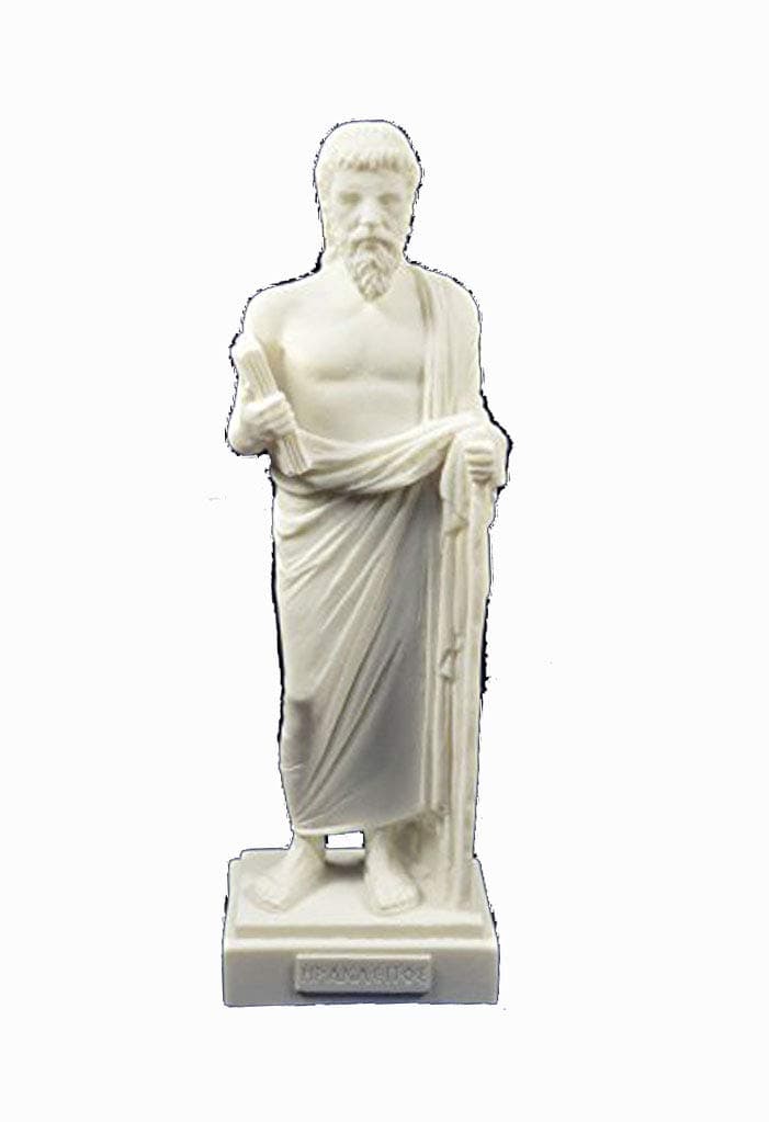 Estia Creations Heraclitus Sculpture Ancient Greek Philosopher Statue