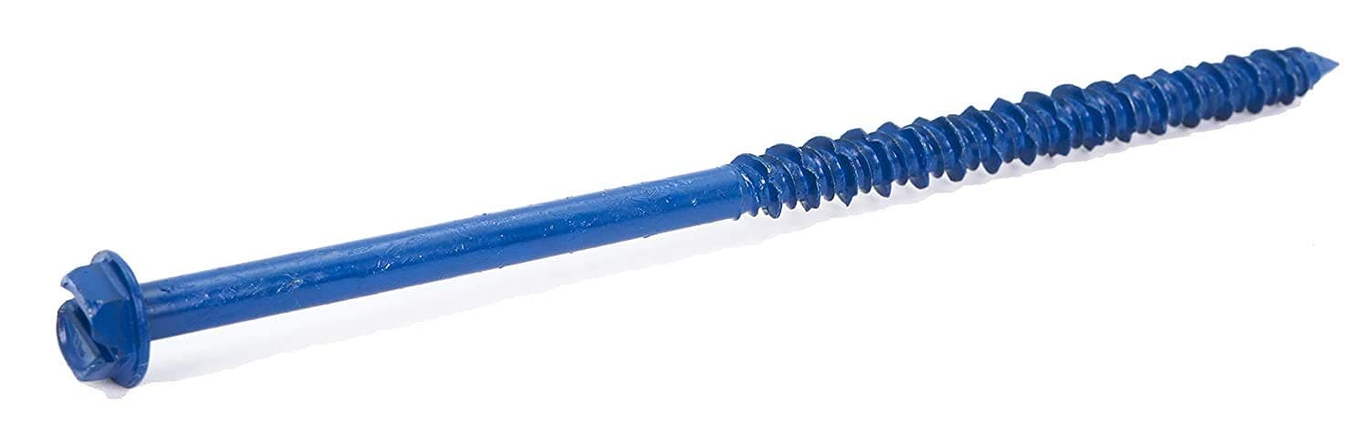 CONFAST 3/16" x 4" Hex Head Concrete Screw Anchor with Drill Bit (100 per Box)