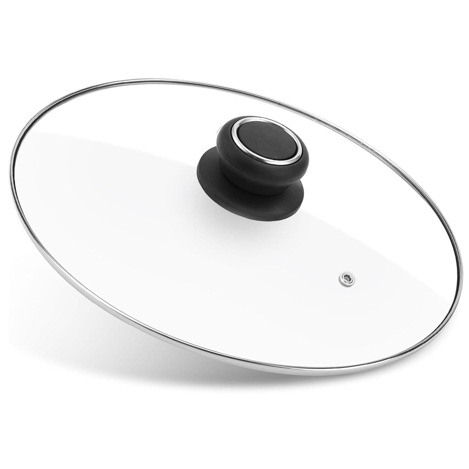 8 Inch Glass Lid for Frying Pan, Skillet, Pan Lid Fits Lodge 8 Inch Cast Iron Skillets 8"/20cm, Clear