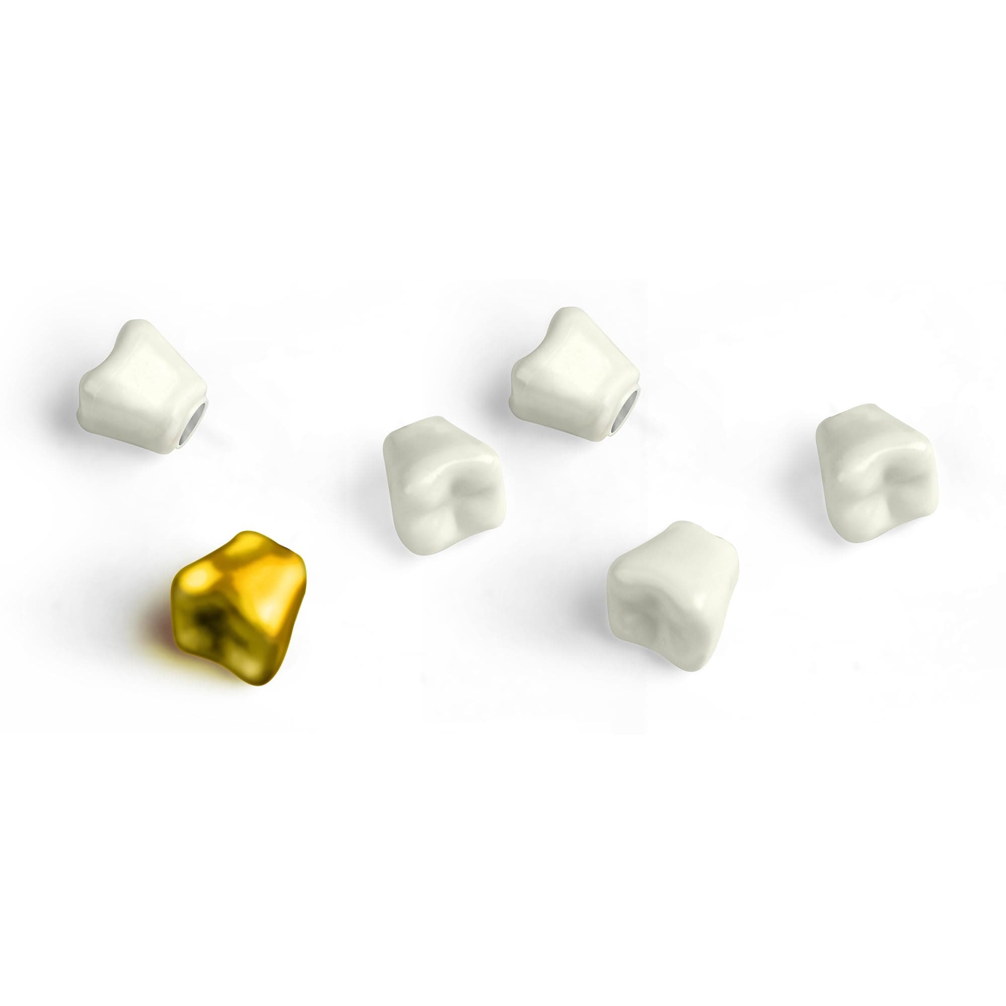 Teeth Magnet Set of Six – Fun Decor for Home, Office, & Classroom – Gifts for Holidays & Events