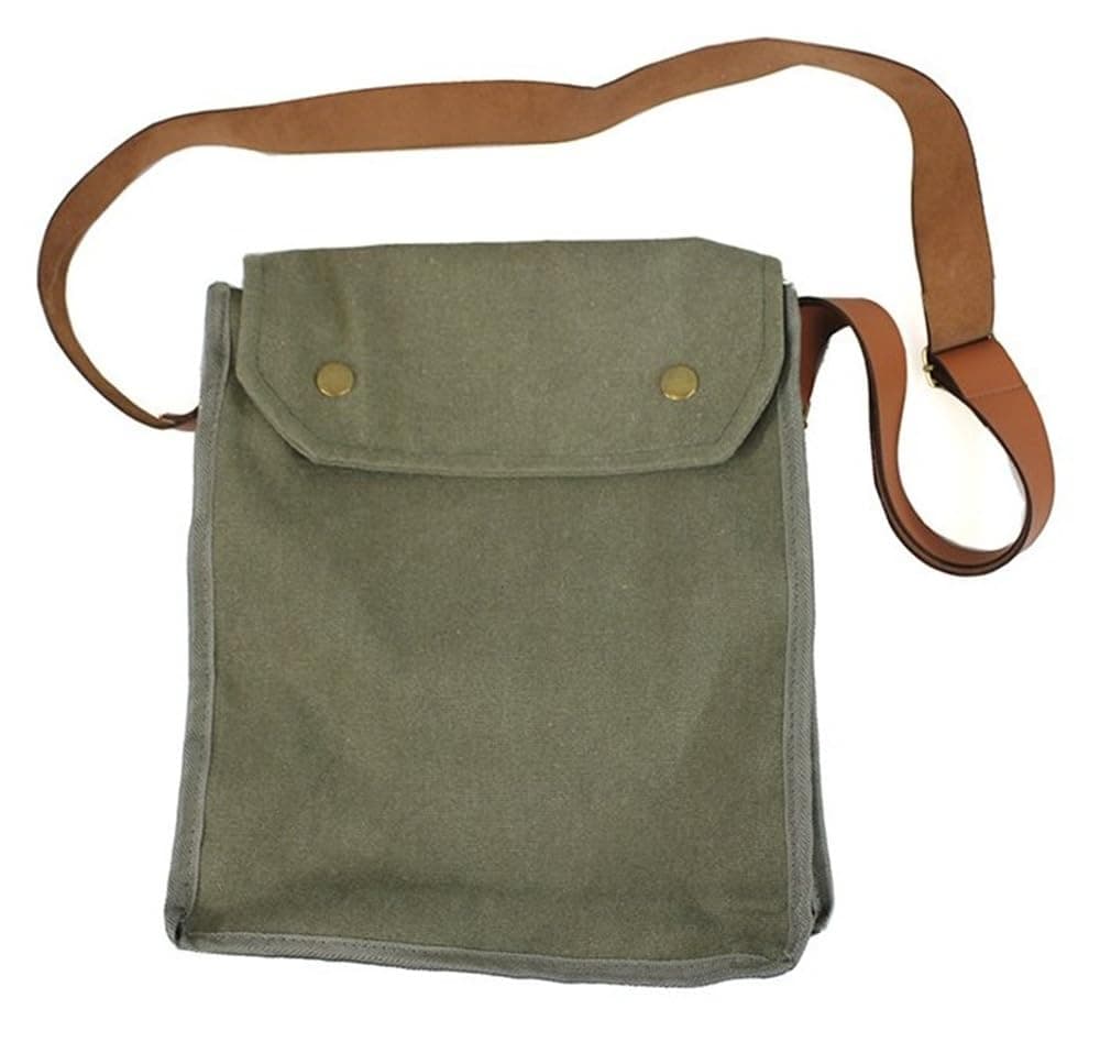 Indiana Jones MK VII Gas Mask Bag Green Indy Props WWII