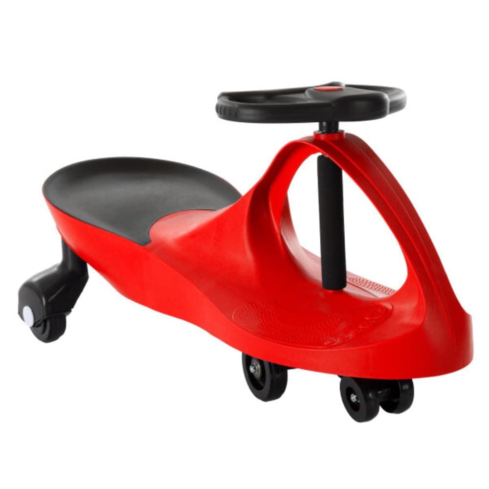 Wiggle Car - Ride on Toy for Ages 3 and Up - Toddler Ride on Toys with no Batteries, Gears, or Pedals Just Twist, Wiggle, and Go by Lil’ Rider (Red)