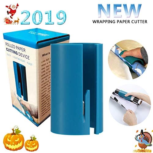 Wrapping Paper Cutter Mini Portable Small Utility Wrapped Carton Paper Cutter for Thanksgiving Christmas Wall Sticker Decorations,Christmas Gift
