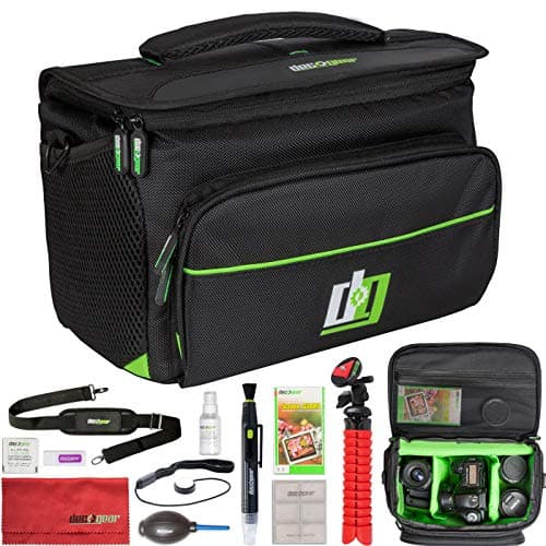 Deco Gear Protective Pro Designed Camera Bag for DSLR and Mirrorless Cameras Includes Bonus Photo Accessories (Medium)