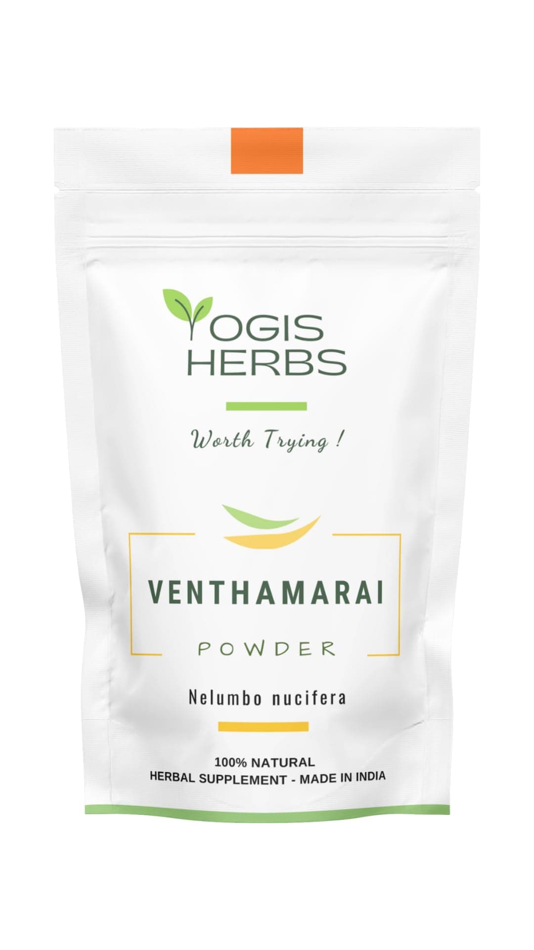 YOGIS HERBS Venthamarai Powder (White Lotus Powder) – Nelumbo Nucifera – 1 lb Fresh & Pure