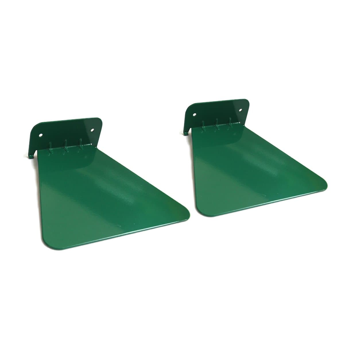 Metal Invisible Concealed Bookshelf Set of 2 (Green)