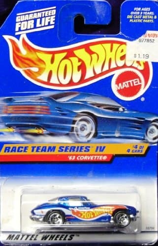 63 Corvette 1998 Race Team Series Iv #4 Collector #728