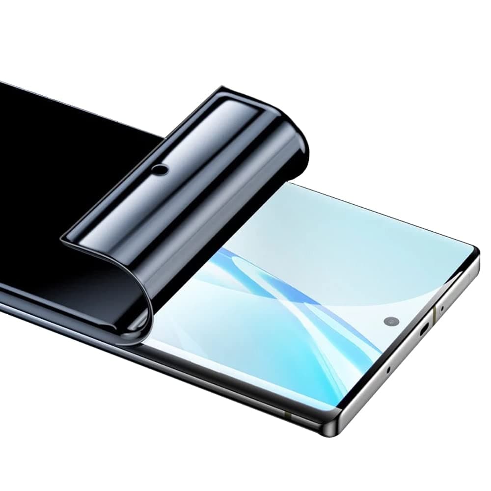 2 Pack Privacy Screen Protector for Samsung Galaxy Note 10 Plus / Note10+ 5G Anti-Spy TPU protective film [Bubble Free][Touch sensitive]
