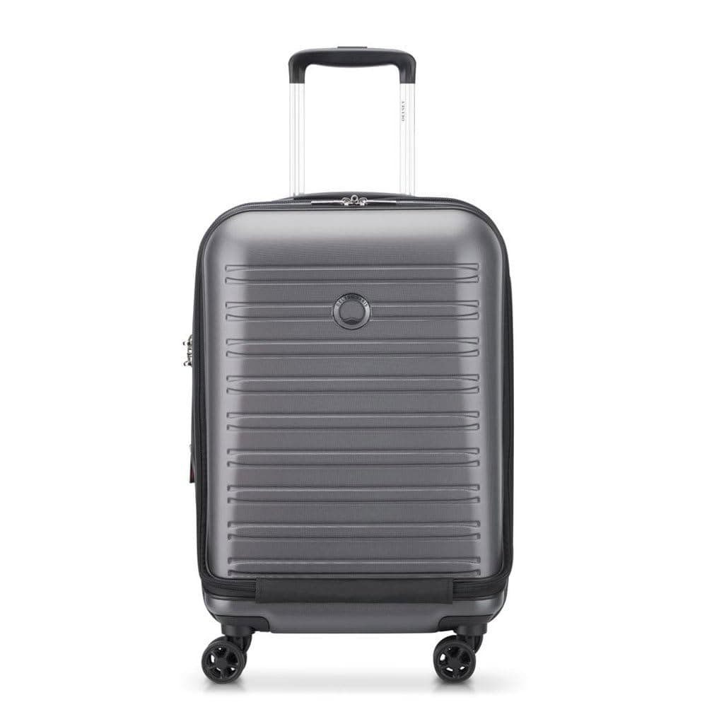 Paris - SEGUR 2.0 -Extendable Rigid Cabin Suitcase - 55x35x30 cm - 51 liters - S - Grey Business