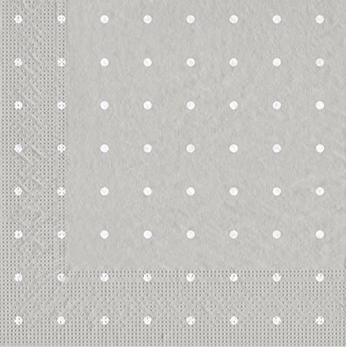 Tifany 8013298.0 Plumetis 2 Ply Paper Towel Gris à Pois Blanc