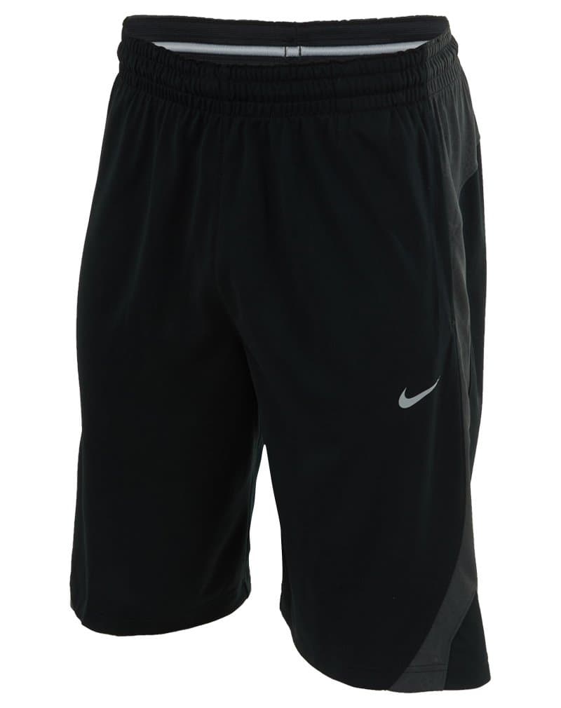 NIKE LeBron Red Hot Men's Basketball Shorts (M, BLACK/ANTHRACITE/WOLF GREY)