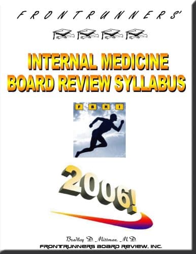 Frontrunner's Internal Medicine Board Review Syllabus Spiral-bound – Import, 1 March 2004