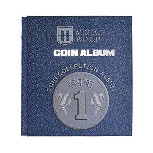 MW MINTAGE WORLD Coin Collection Album for 1 Rupee Definitive Coins