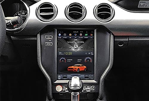 Rhino Radios Tesla Style Vertical Screen Android Car Stereo 2G RAM 64G ROM for 2015-2018 Ford Mustang