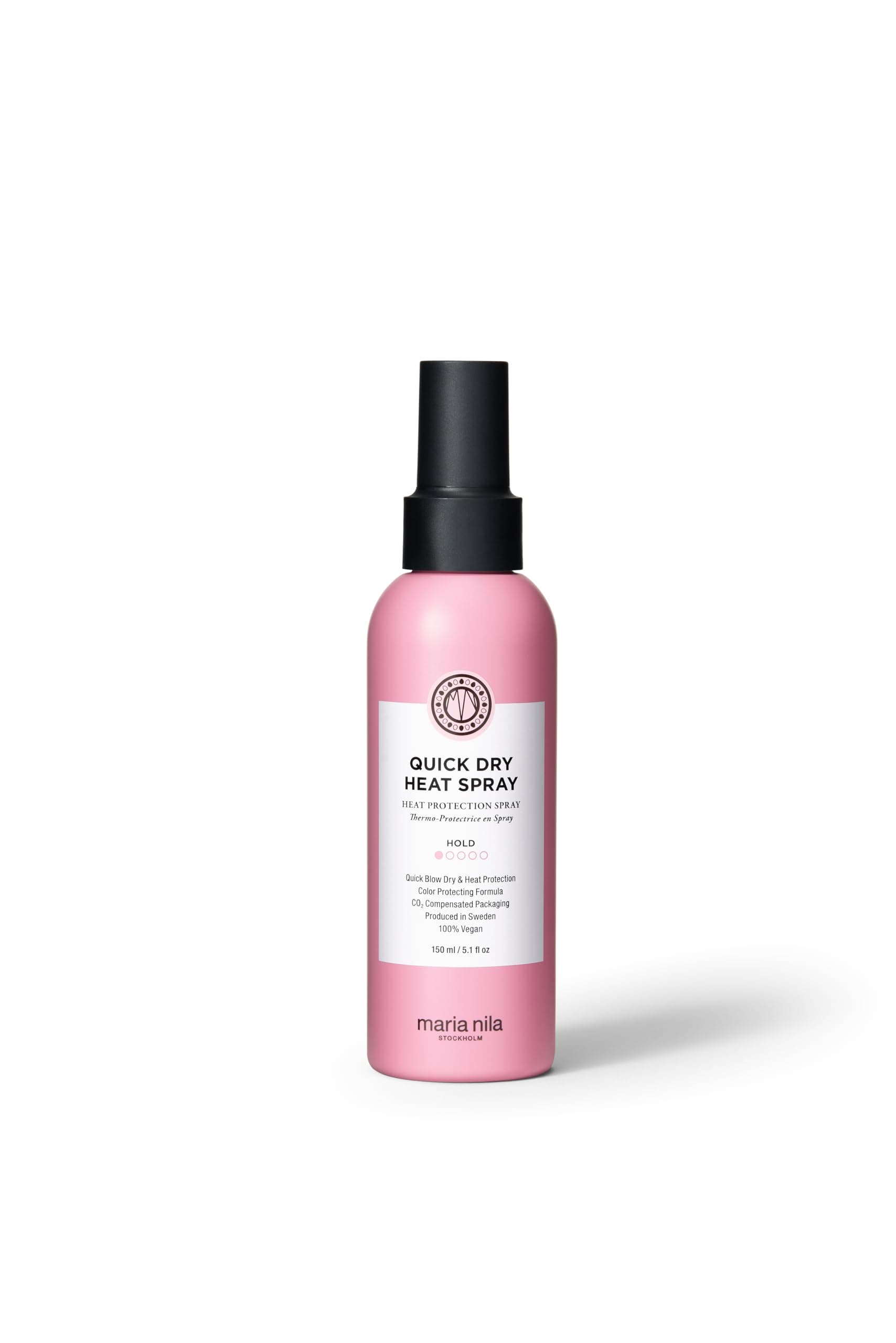 Maria Nila Quick Dry Heat Spray, 150 ml, Protects Hair from Heat & Minimizes Drying Time, 100% Vegan & Sulfate/Paraben free