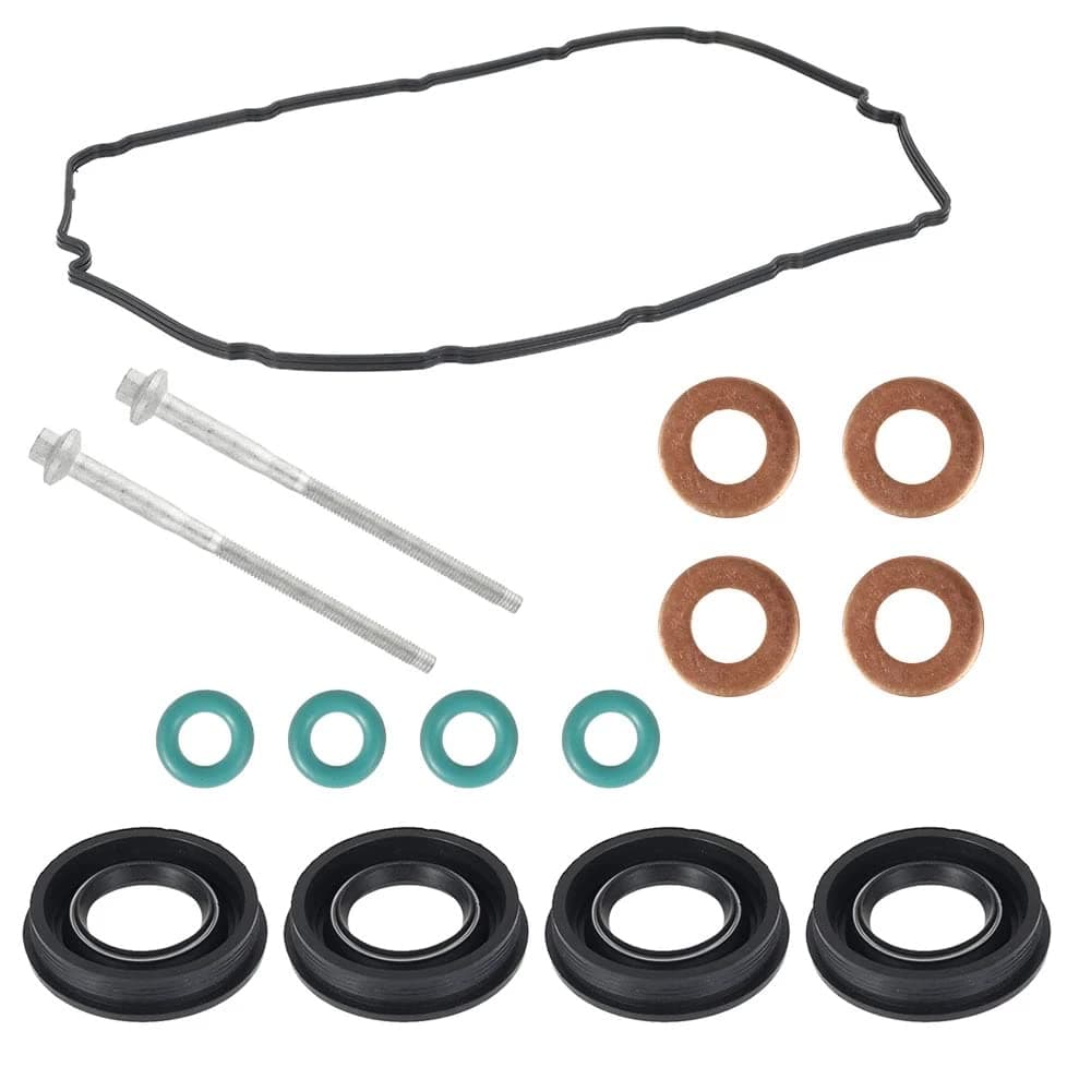Injector Seal Kit Fuel Petrol Injector Seals Washer Screws Bolts Rocker Cover Gasket Included For Ford Transit MK7 2.2 2.4 3.2 TDCi 6C1Q-6K780-AB