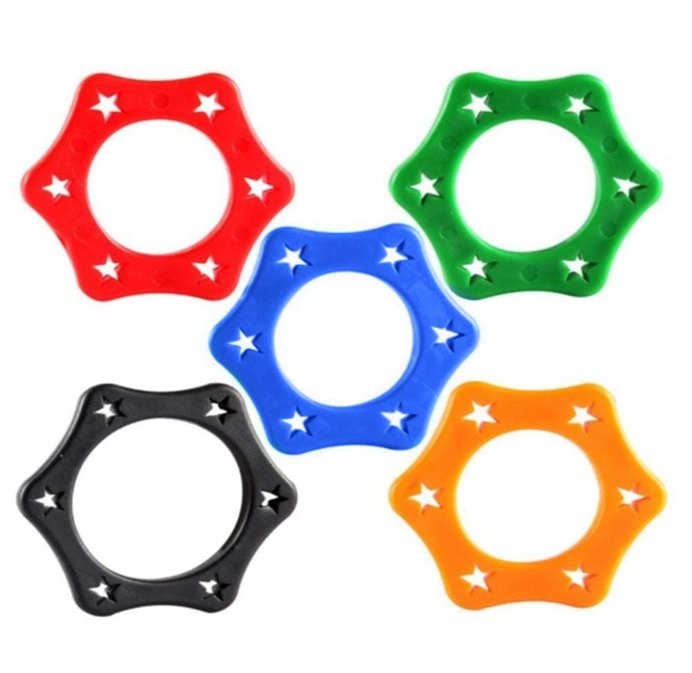 Anti-rolling Handheld Mic Protection Silicone Ring Holder,for Shure Wireless Mic 38mm 5 PACK,For SM58