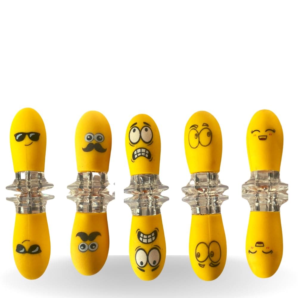 Fumiko's Unique Corn Holders for corn on the cob - 10 PCS/5 corn cob holders set, Fun Faces, interlocking corn holder set making your corn on the cob experience even more entertaining