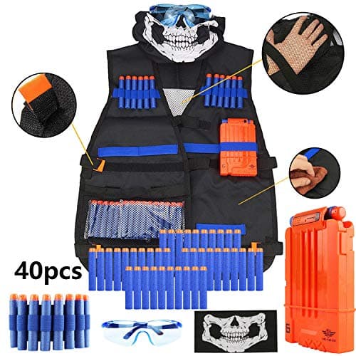 LEEMOON Tactical Vest Kit for Nerf Guns N-Strike Elite Series