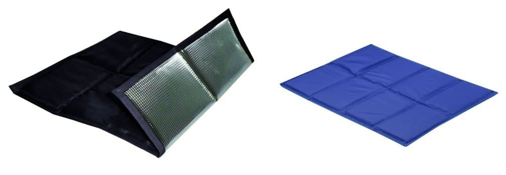 sin4sey Set of 2 Folding Seat Cushion Base Insulated in Drawstring Bag Black - Blue