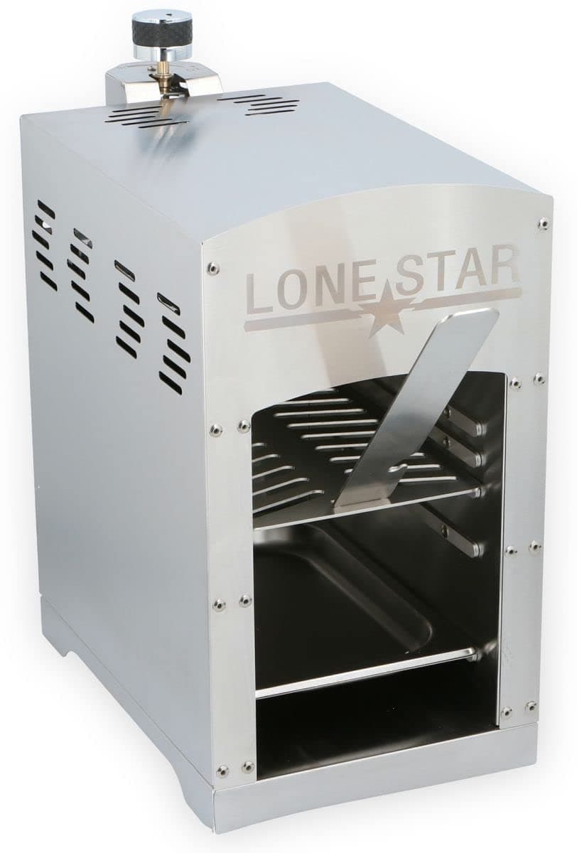 Lonestar 800°C Beef Burner Gas-Operated | 100% Steak House Quality | Stainless Steel | Easy to Use | High Temperature Gas Grill | Beef Grill | Beefmaker