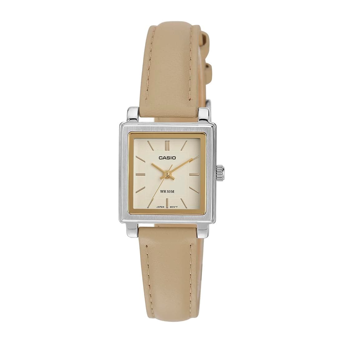 CasioEnticer Analog Beige Dial Women LTP-E176L-5AVDF (A2235)