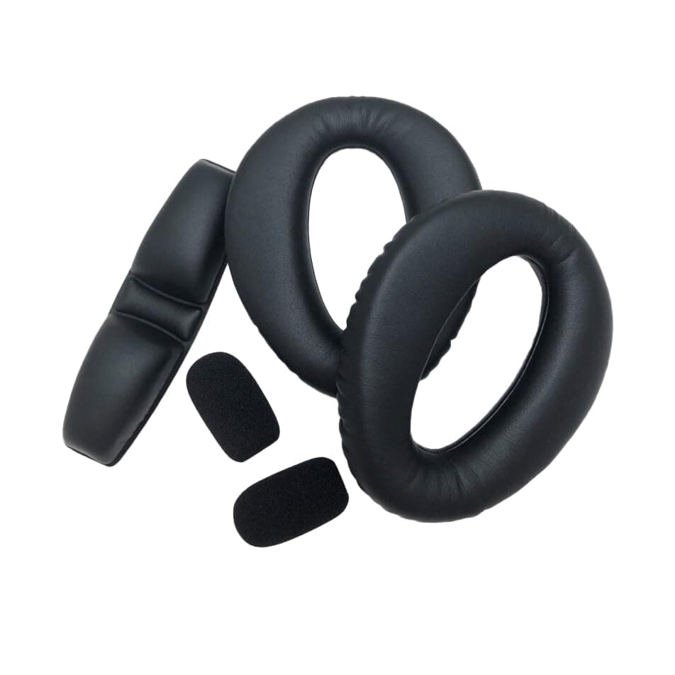 Zulu 3 Refresher Kit - Pilot Headset Padding Replacement - Performance Ear Seals/ PFX Head Pad & 2 PFX Wind Screens - Made In USA