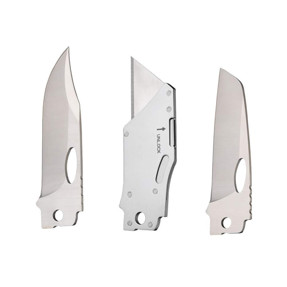 ROXON Replaceable Knife Blades for S802 Phantom and S502 Phantasy (BA03clip point+BA08cutting+BA09sheepfoot)