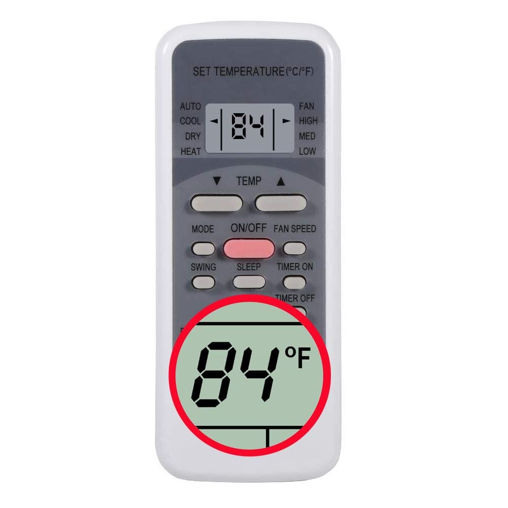 Replacement for Uberhaus Arctic King Air Conditioner Remote Control RG51B31/CE Works for MPN1-08CRN1-BG9(H) MPN1-08CRN1-BH9 MPN7-10CRN1-BH0(H) MPN1-08CRN1-BH9 MPN6-12CRN1-BH9 MPN1-12CRN1-BH9 87795002