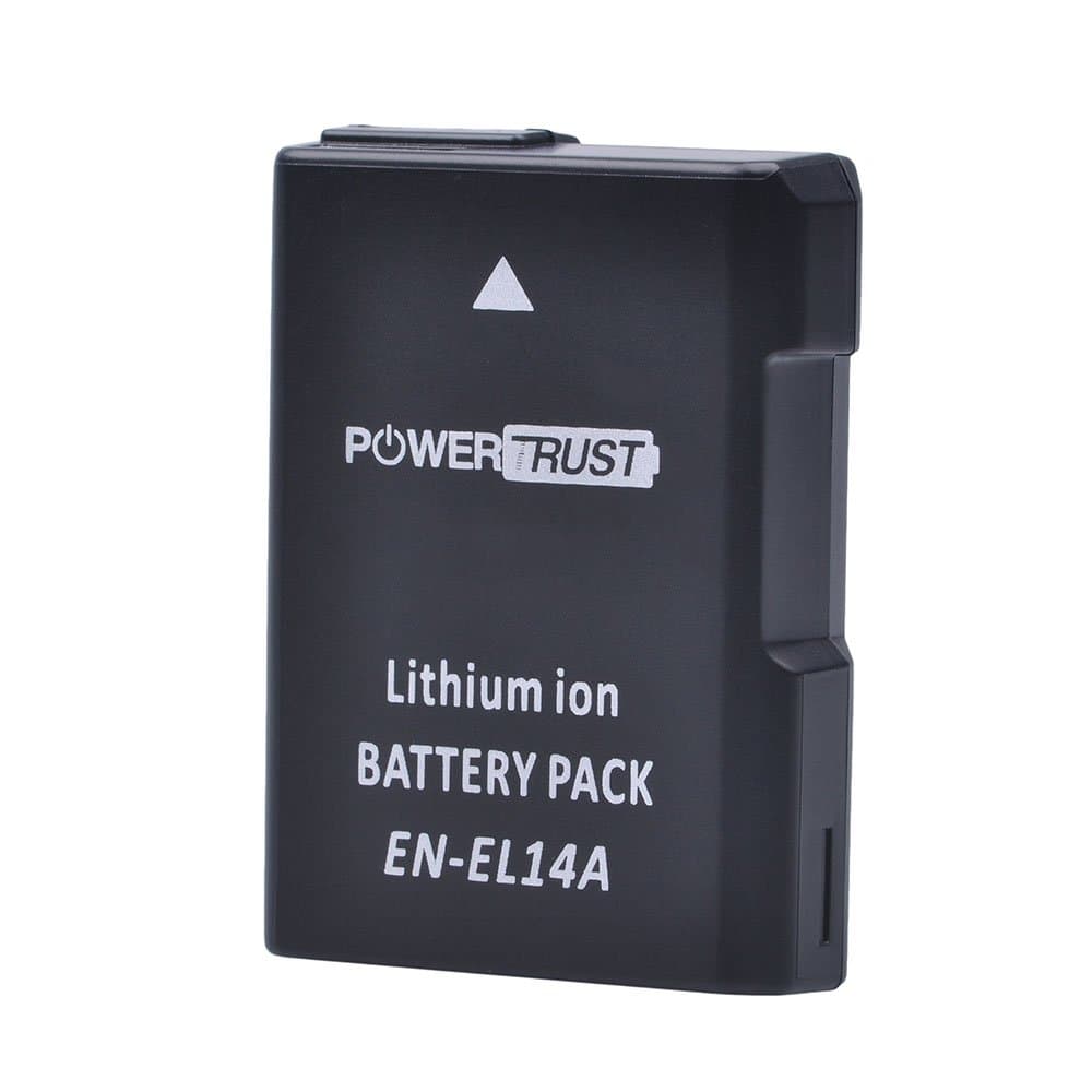 1Pc EN-EL14 EN-EL14a Battery for Nikon D3100, D3500, D3400, D5500, D5300, D5600, D3300, D5200, Coolpix P7000, P7100, P7700, P7800, P8000