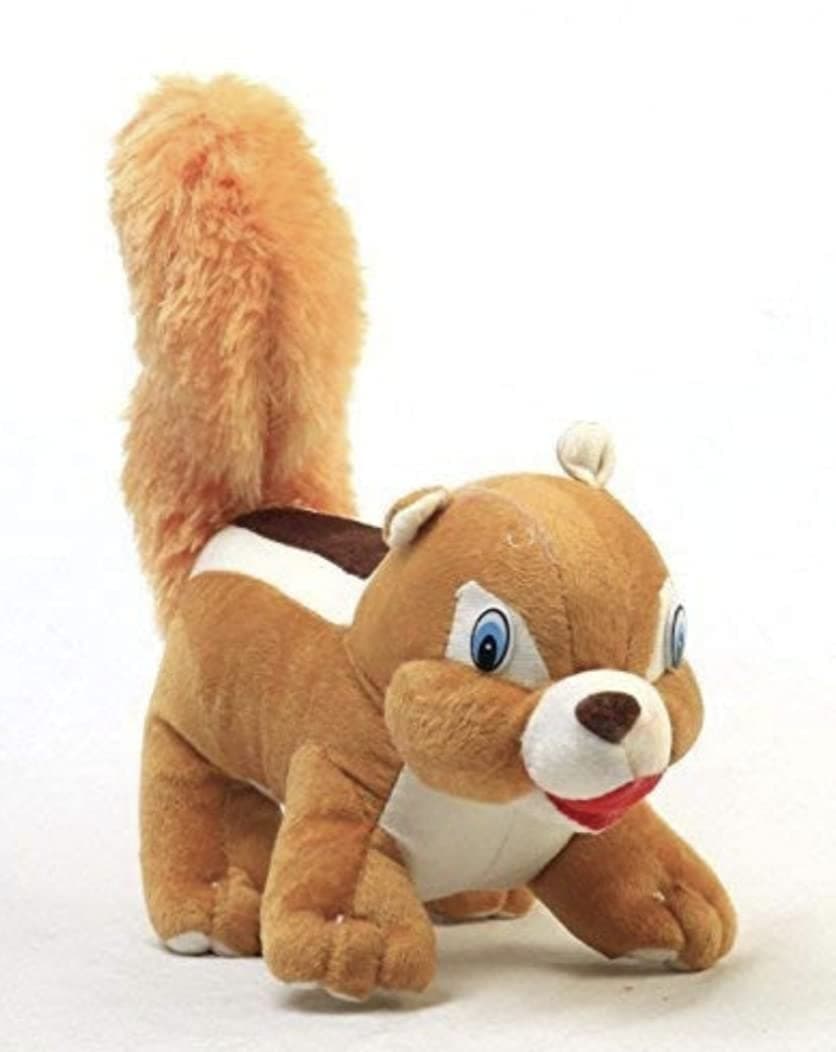 CASTEN (Gilahari) Kid's Cute Plush Animal Squirrel Soft Toy, 28cm