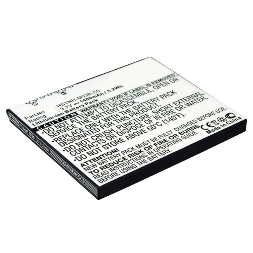 Synergy Digital PDA Battery, Compatible with HP iPAQ hx2755 PDA, (Li-ion, 3.7V, 1400mAh) Ultra High Capacity, Replacement for HP 35H00041-01 Battery