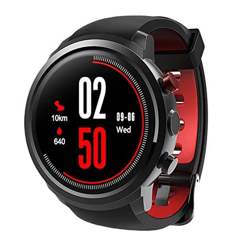 Lemumu LEF2 for Android 5.1 SmartWatch 2.0 Camera Watch MTK6580Monitor Phone 3G Wifi GPS SIM Card,Black