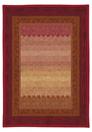 Bassetti Granfoulard.- Decorative Throw Plaid Appiani V1 red 135x190 cms (53Wx74L)